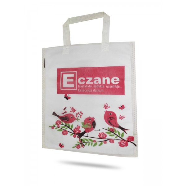 10 Kg 28x50 Cm Büyük Boy Bio Eczane Baskılı Atlet Poşet(10+1)